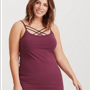 Torrid plum foxy cami